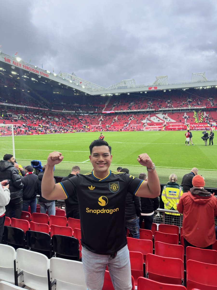 therealhaikel's tweet photo. Stretford End. The double over Liverpool. Happy days. #MUFC https://t.co/HWjESwQbua