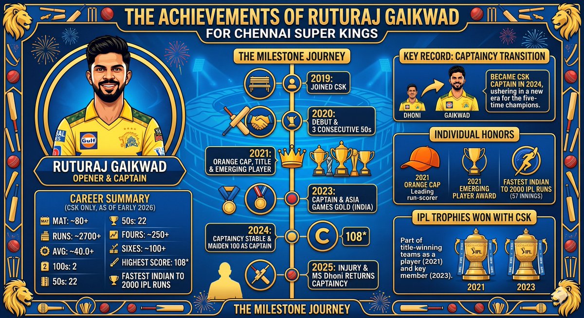 For those who say, Ruturaj Gaikwad is some fluke!!