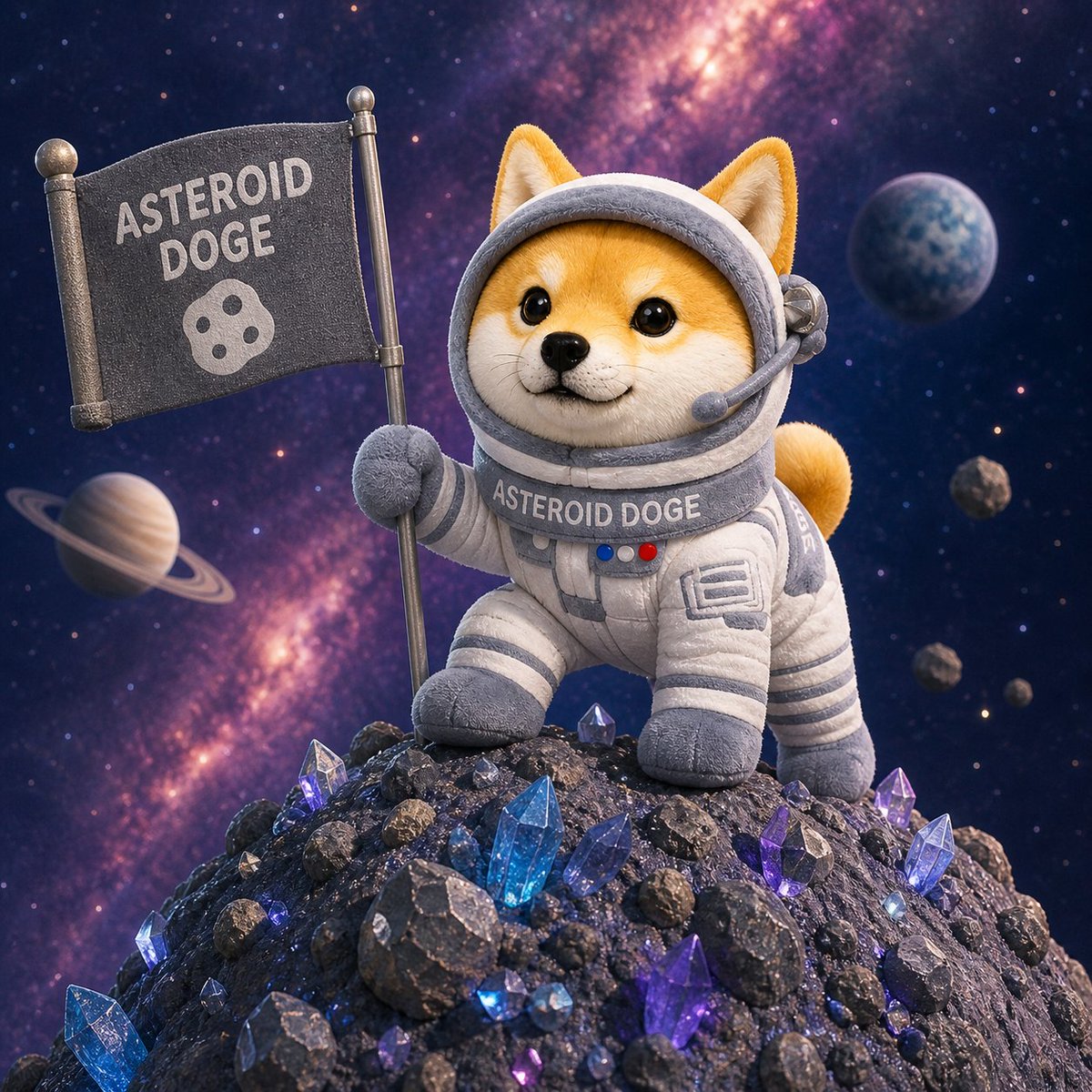 AsteroidDogex's tweet photo. 🚀 First DOGE In Space is chasing the stars. 

$AsteroiDoge is ready for orbit! 🐶 https://t.co/wIOQS5j49p