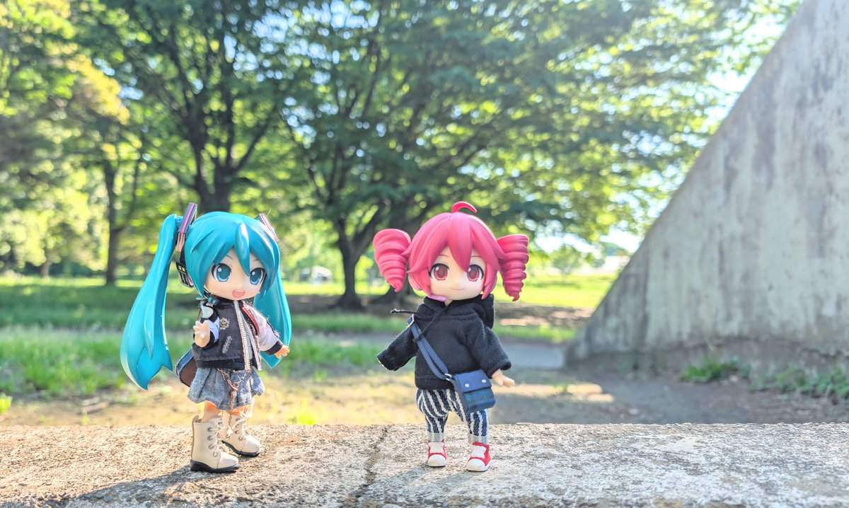 #深夜のねんどろ撮影６０分一本勝負
5/6【おでかけ】ふらいんぐ

みんなでお出かけはやっぱり楽しいよね！というふたり