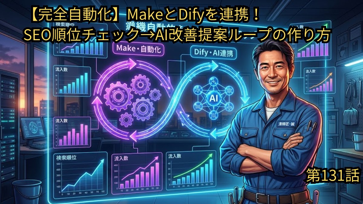 ヤス｜49歳・IT未経験のDify実践記 tweet media
