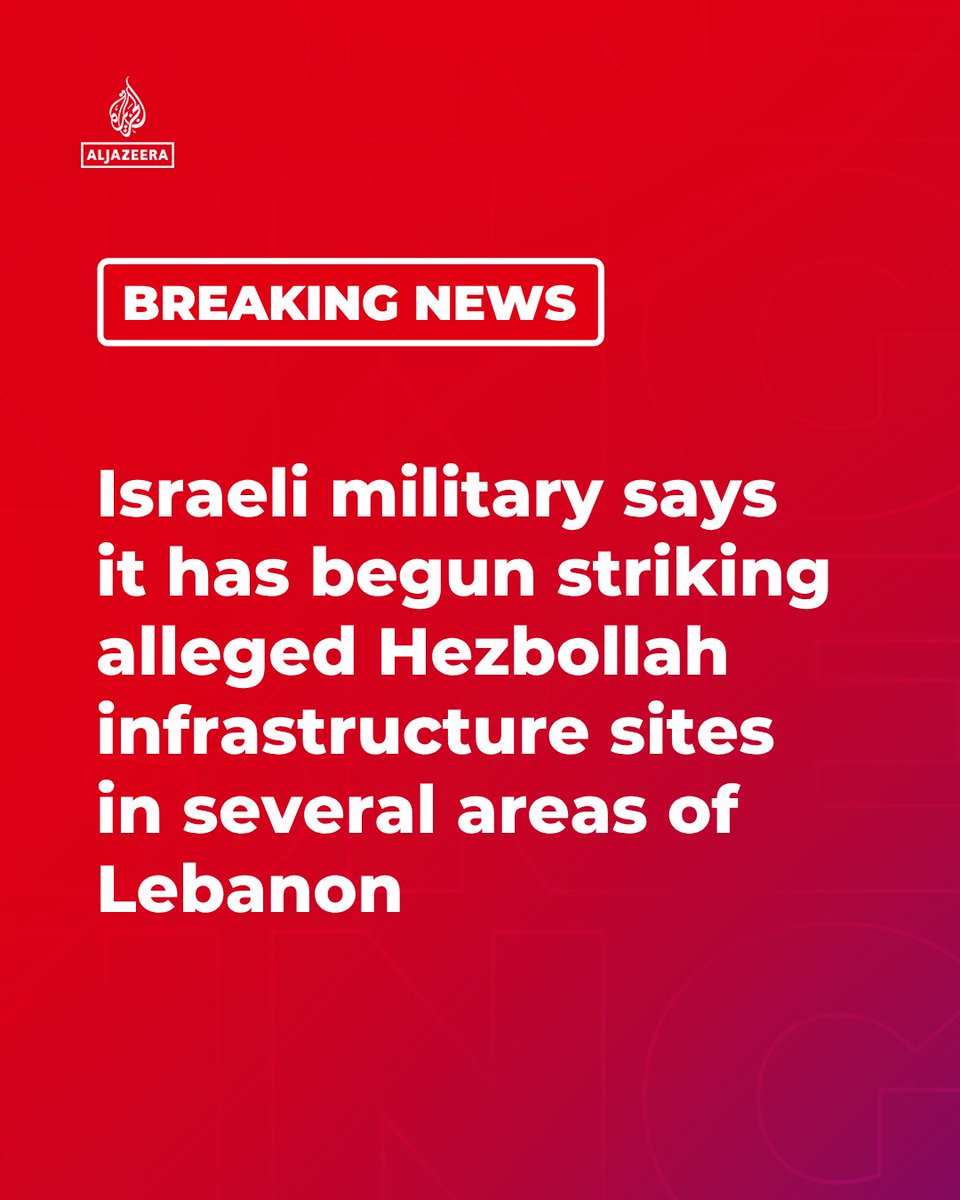 Al Jazeera Breaking News tweet media