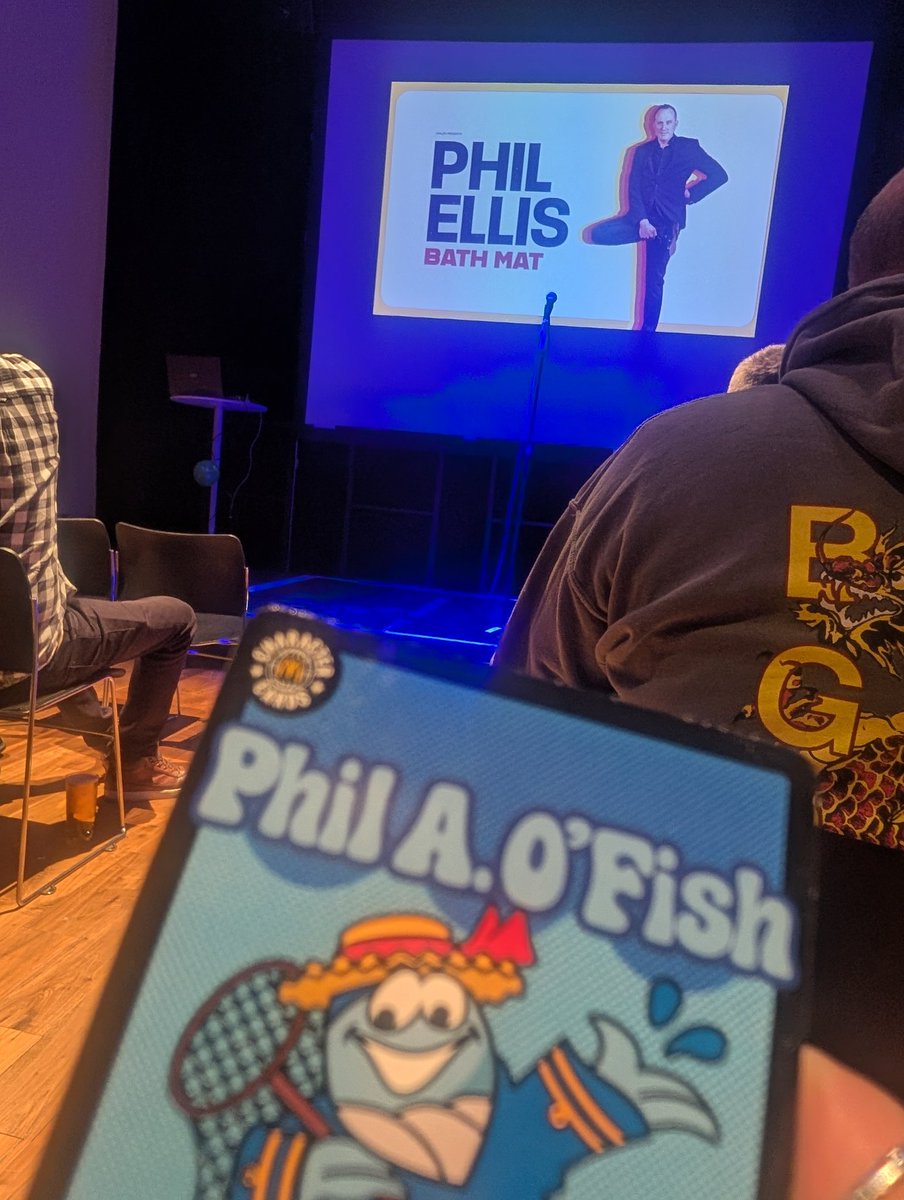 Enjoyed a phil-filled evening yesterday after claiming my free Phil A O'fish from maccies and then seeing Phil Ellis at G Live 😏🤟😶‍🌫️