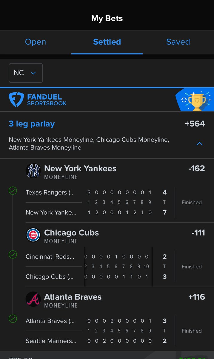 NautiBoy_Picks's tweet photo. Cubs were sweat as f*** again but they get it done.  Boldy not firing the puck last night lost us some nice payouts.  Here’s some winners. We still profit and we move to hump day slate!!! #Gambling𝕏 https://t.co/RZZZE7Wzd8