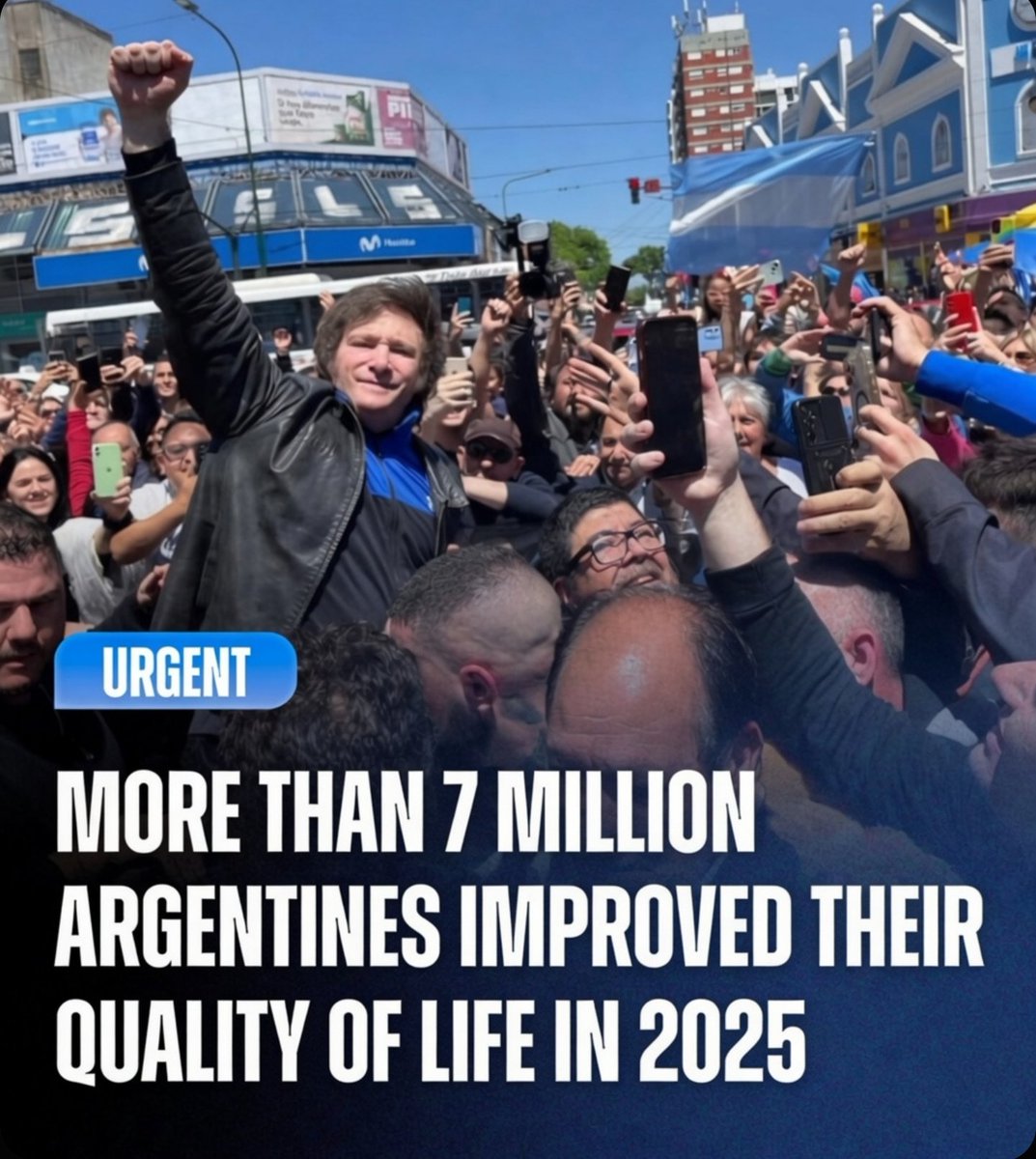 More than 7 million Argentines saw their quality of life improve in 2025 — with gains in housing, basic services, education, and living conditions, according to INDEC.