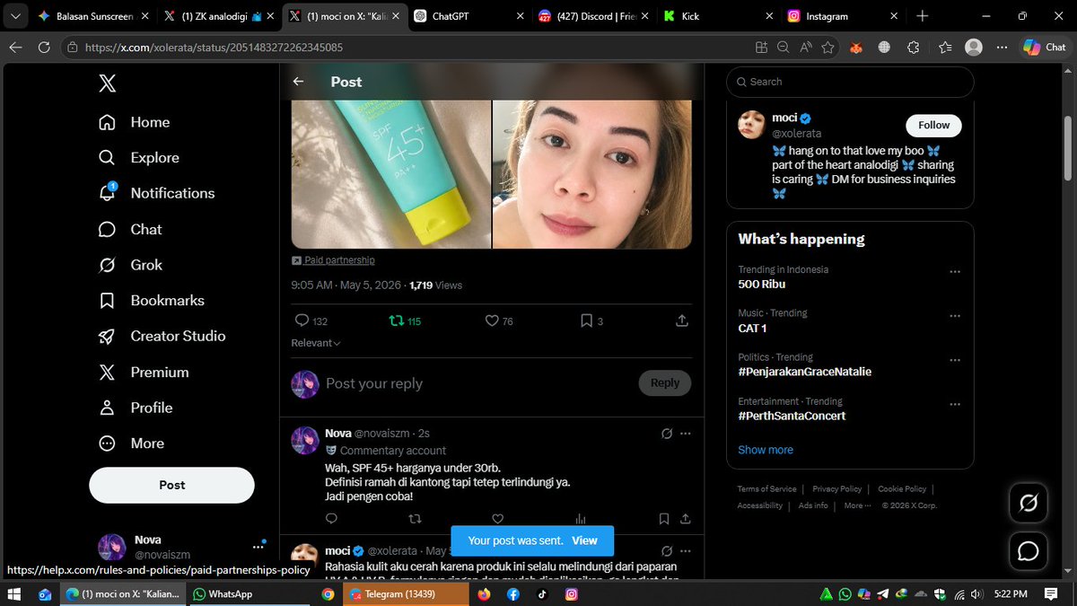 Nova tweet media