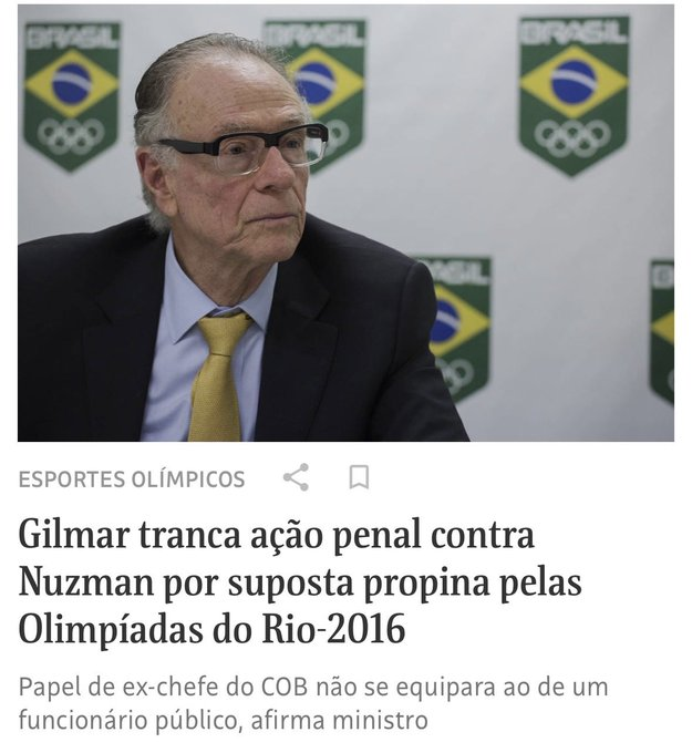 Para o STF corrupção não é crime.