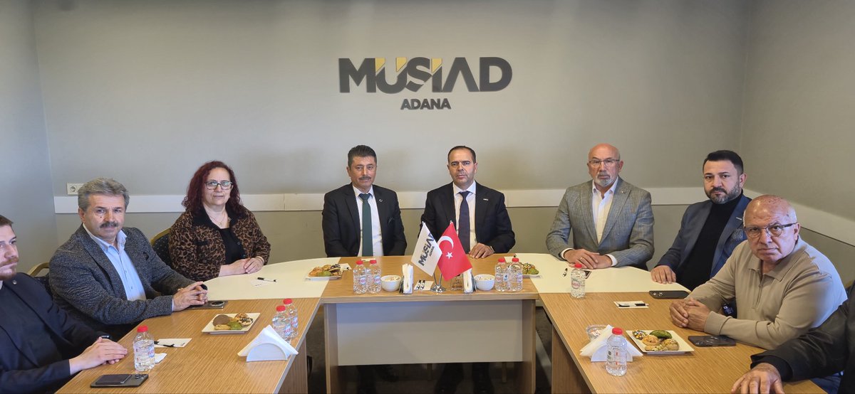 MUSIADAdana's tweet photo. Adanalılar Eğitim ve Kültür Derneği Başkanı Sayın Hasan Kahveciler ve kıymetli yönetim kurulu üyeleri, MÜSİAD Adana Şubemizi ziyaret etmiştir. https://t.co/JzDZEy0L1Q