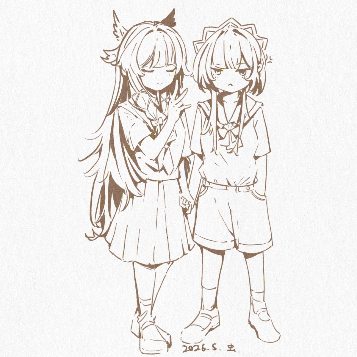 CMadchong's tweet photo. #sandbina
#genshininmpact 
#Columbina 
#Sandrone #原神 https://t.co/pZplIc6HsF