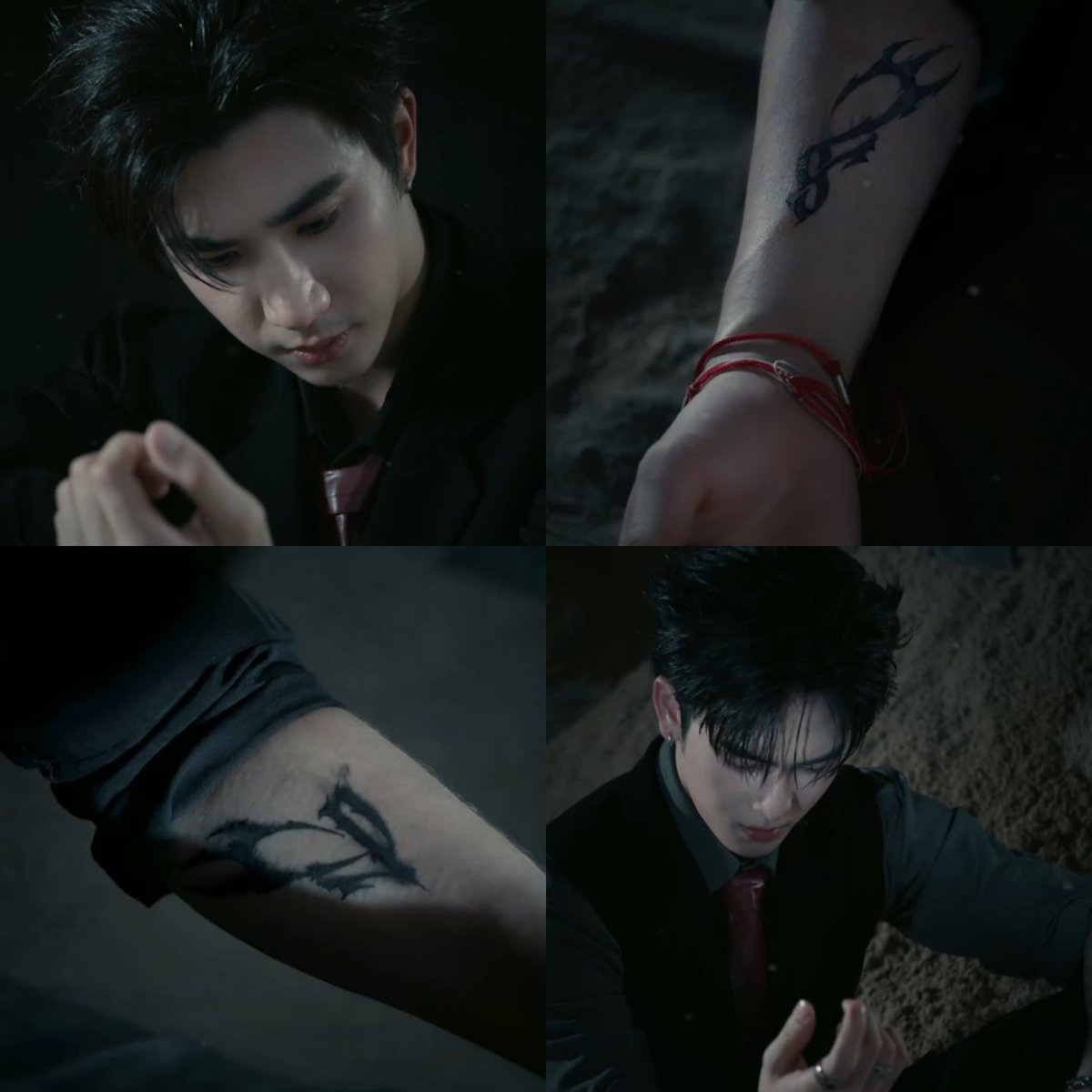 TrendPerthSanta's tweet image. Devil Kiss is coming to steal your hearts... I'm loving the concept 😈🖤🤍 

//But.. is that a red thread hahaha 

#PerthSantaConcert
#PerthSanta #เพิร์ธแซนต้า