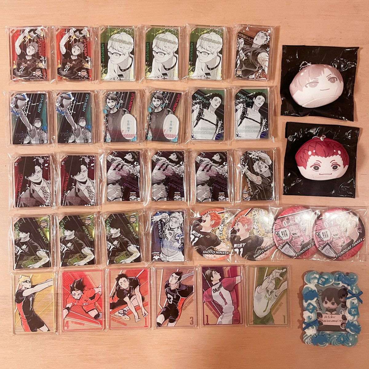 交換】ハイキュー 及川の全員倒すドミノ風アクリルキーホルダー