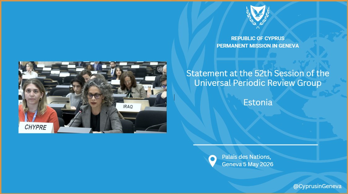 Cyprus Mission in Geneva 🇨🇾 🇺🇳 tweet media