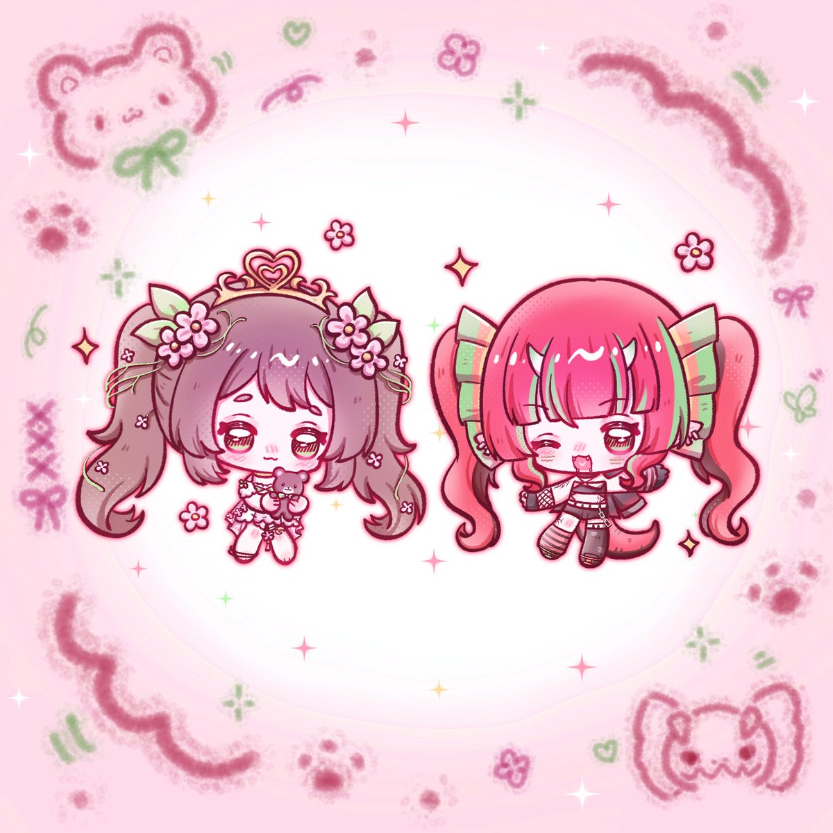 GalaGaoo's tweet photo. I'm so lucky to have Hanami as a friend, you know? I love her so much ❤️ https://t.co/Nle7MR1yU9