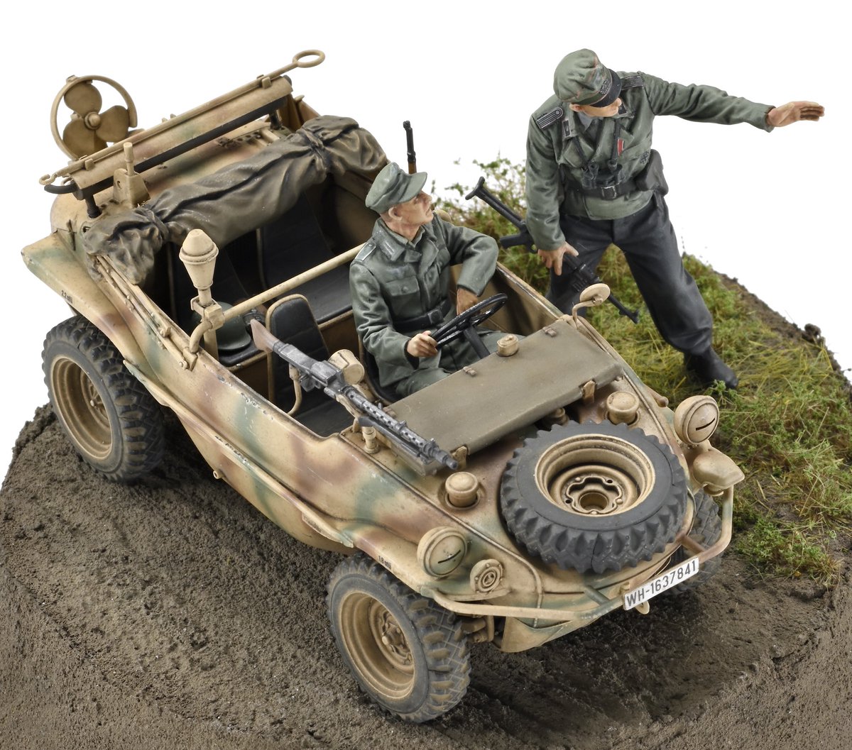 タミヤ 1/35 シュビムワーゲン166型（ワイドホイール仕様） 製作：内藤