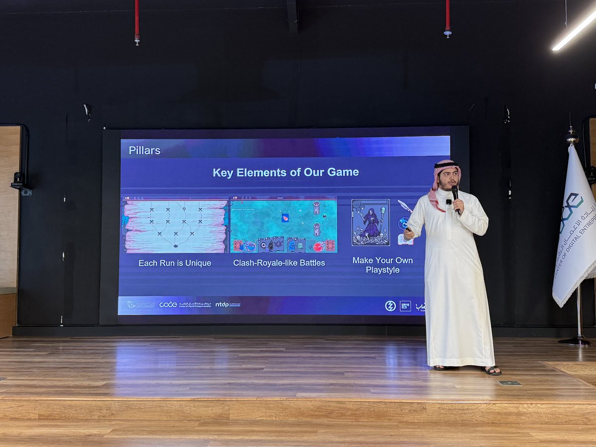 PixelatGames's tweet photo. نختتم حاضنة SGC من اشخاص ذو حلم و شغف الى اشخاص توفرت لهم المواد لصنع لعبة التي كانوا يحلمون فيها، نشكر فعليًا مركز ريادة الأعمال الرقمية والمبادرة لتحسين مجال الالعاب في المملكة العربية السعودية 

ونلقاكم في الديمو داي الخاص بهم ١٢ ماي نختتم الصفحة الجميلة هذي🔥✨ https://t.co/OrZBKWQNTg