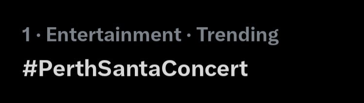 TrendforPerth's tweet image. Everyone is looking forward to PS concert ❤️‍🔥

#PerthSantaConcert