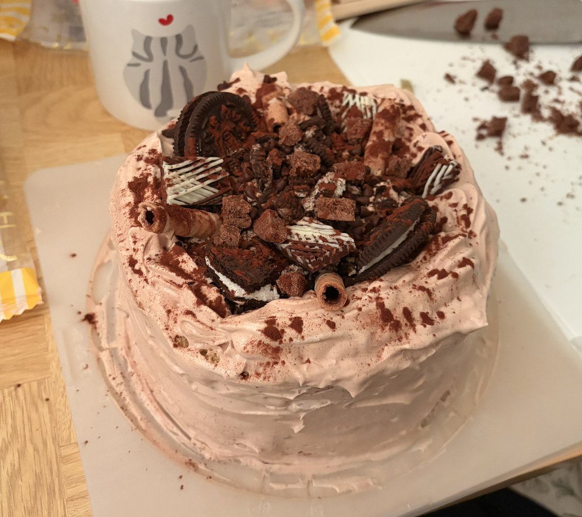 itagakiss_'s tweet photo. みてーケーキつくったᵔ⤙ᵔ) https://t.co/XF1gDU0sip