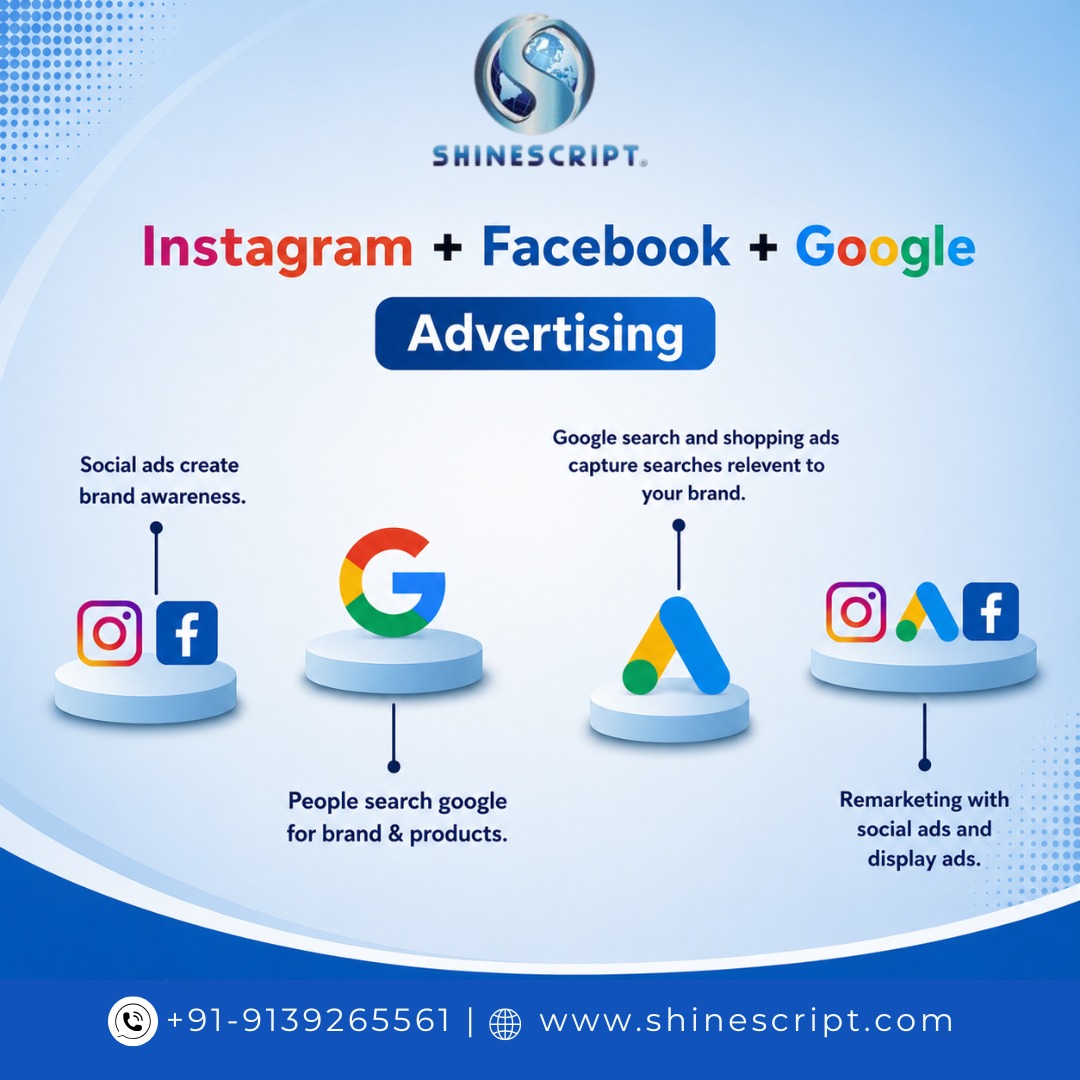 shinescript1's tweet photo. 🚀 Amplify your brand with Instagram, Facebook &amp; Google Ads—reach, engage, and convert your audience across every touchpoint. 
.
.
Visit Website:https://t.co/VlH9gH4Cih
#SocialMediaMarketing #GoogleAds #FacebookAds 
#digitalmarketingservices #shinescript
#LeadGeneration https://t.co/m2MYCrfFb2