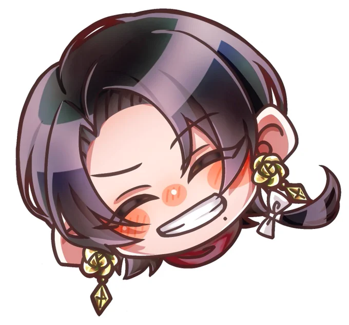 うちわ用に描いた清光
