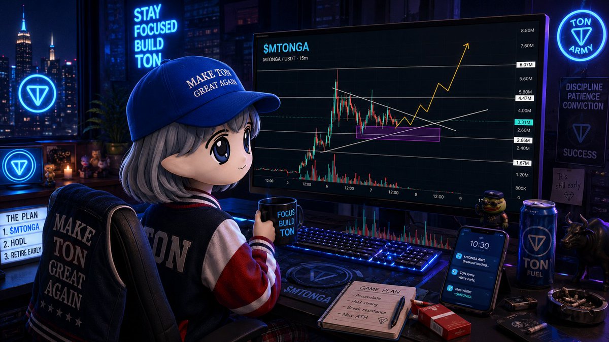 theshnyy's tweet photo. $MTONGA feels like the TON meme people laugh at first, then quietly check every 15 minutes.

Still early.
Still ugly enough to be real.
Still has room to make the timeline pretend it saw this coming. https://t.co/G020jiyik9
