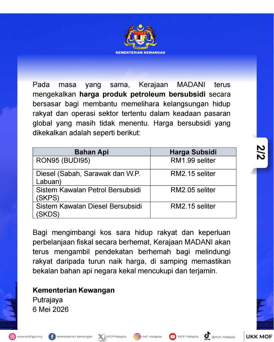 Ministry of Finance🇲🇾 tweet media