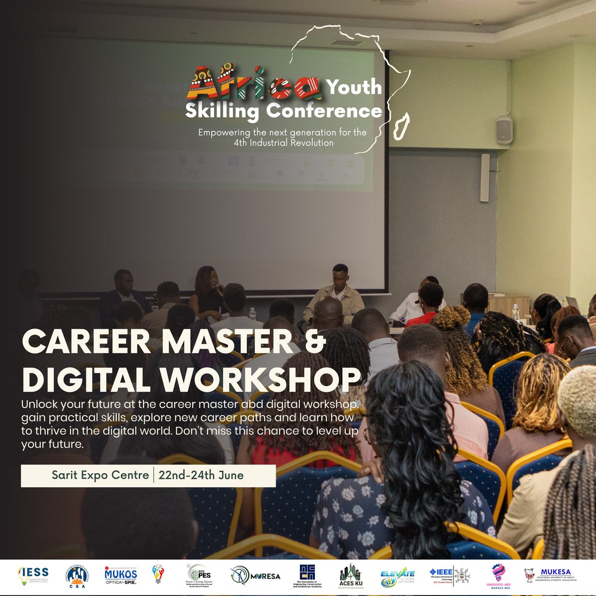 Your future starts here 🚀

Career Master &amp; Digital Workshop is bringing skills, opportunities &amp; game-changing insights to YOU.

📍 Sarit Expo Centre
📅 22–24 June

Don’t just dream it. Build it.

luma.com/q6p1su36

#YouthSkilling #CareerGrowth #DigitalFuture
