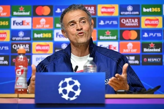 WeAreFootality's tweet photo. 🚨 Luis Enrique: “We are NOT looking to defend the result of the first leg, because we're aiming to win the match, That's our goal”.

“Today, all the supporters won't stop singing and the players won't stop playing”. https://t.co/Wr5YaOU1GH