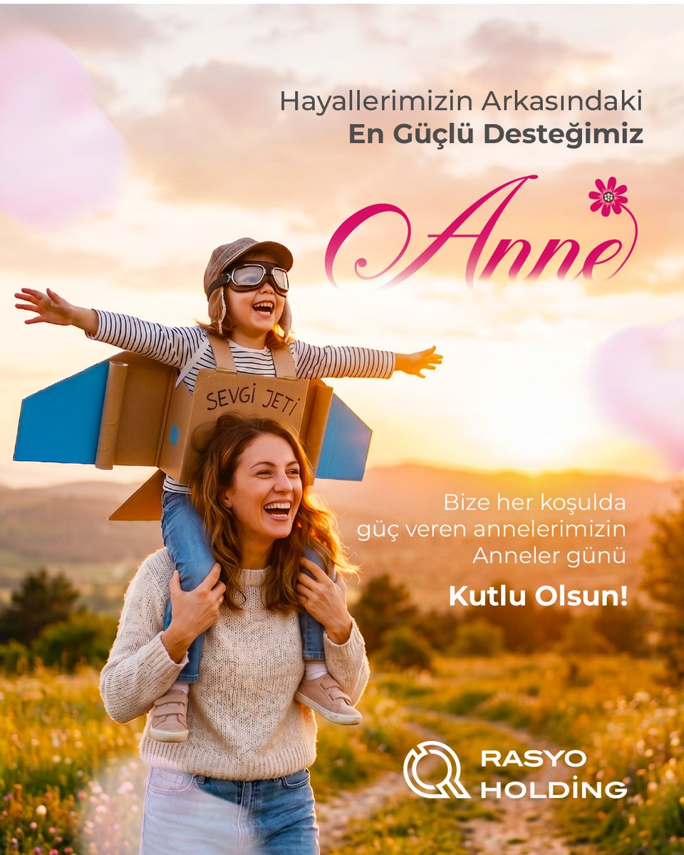 rasyoholding's tweet photo. Karşılıksız sevginin, sonsuz sabrın ve koşulsuz bağlılığın adı…

Hayata değer katan, sevgiyle iz bırakan tüm annelerimizin 
ve anne şefkatiyle kalplere dokunan herkesin 
Anneler Günü kutlu olsun. ❤️
#AnnelerGünü #Anne #10Mayıs #Rasyoholding #Keşfet https://t.co/M1wXIcEYsJ