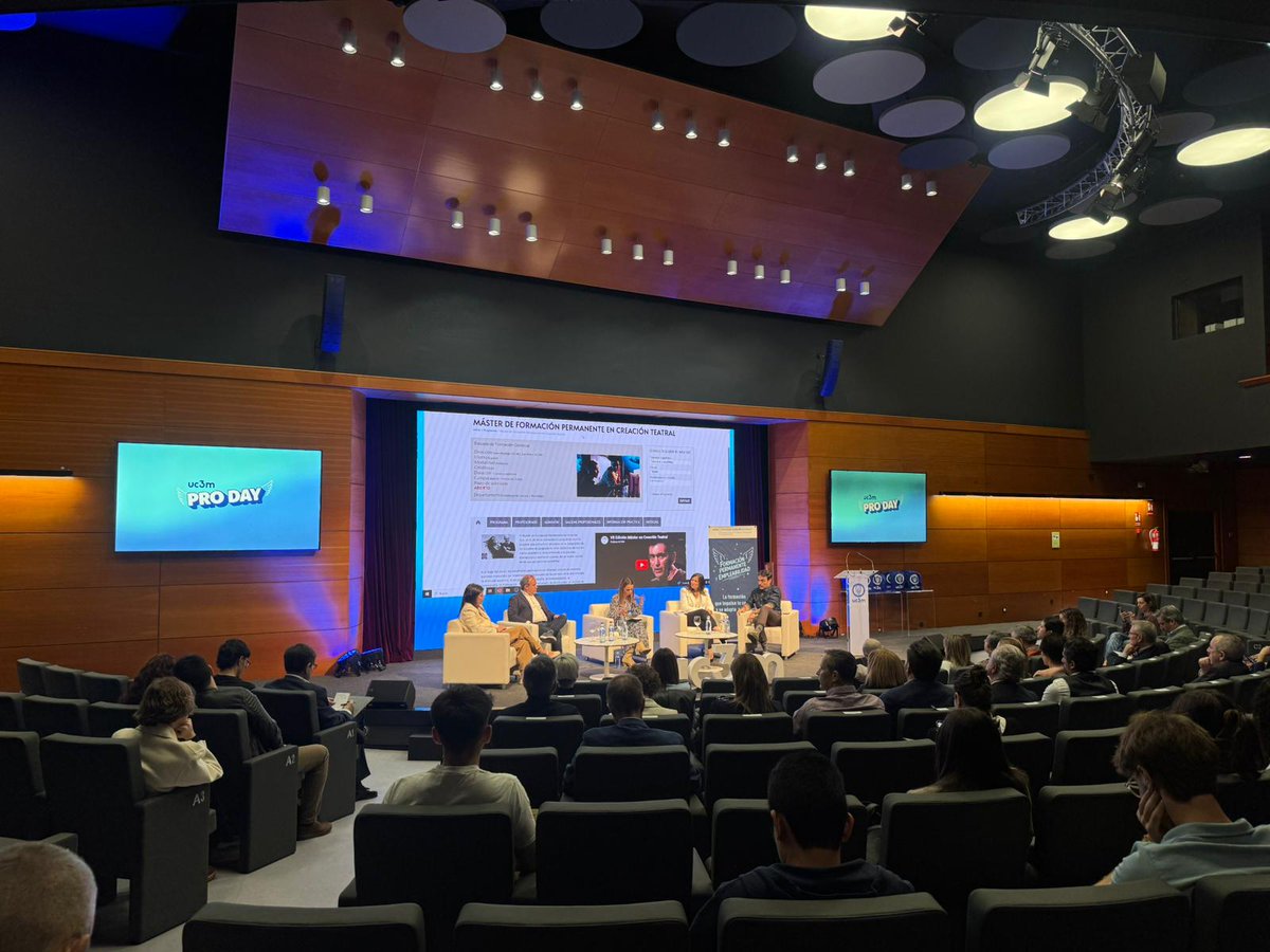 expansioncom's tweet photo. Hoy nos hemos ido a la @uc3m  para participar en el UC3M Pro Day.

@Amparopolo, responsable de Estrategia Digital de Expansión, participa en esta mesa redonda hablado de los nuevos perfiles en el ámbito del periodismo. https://t.co/fP5rf6Eo6j