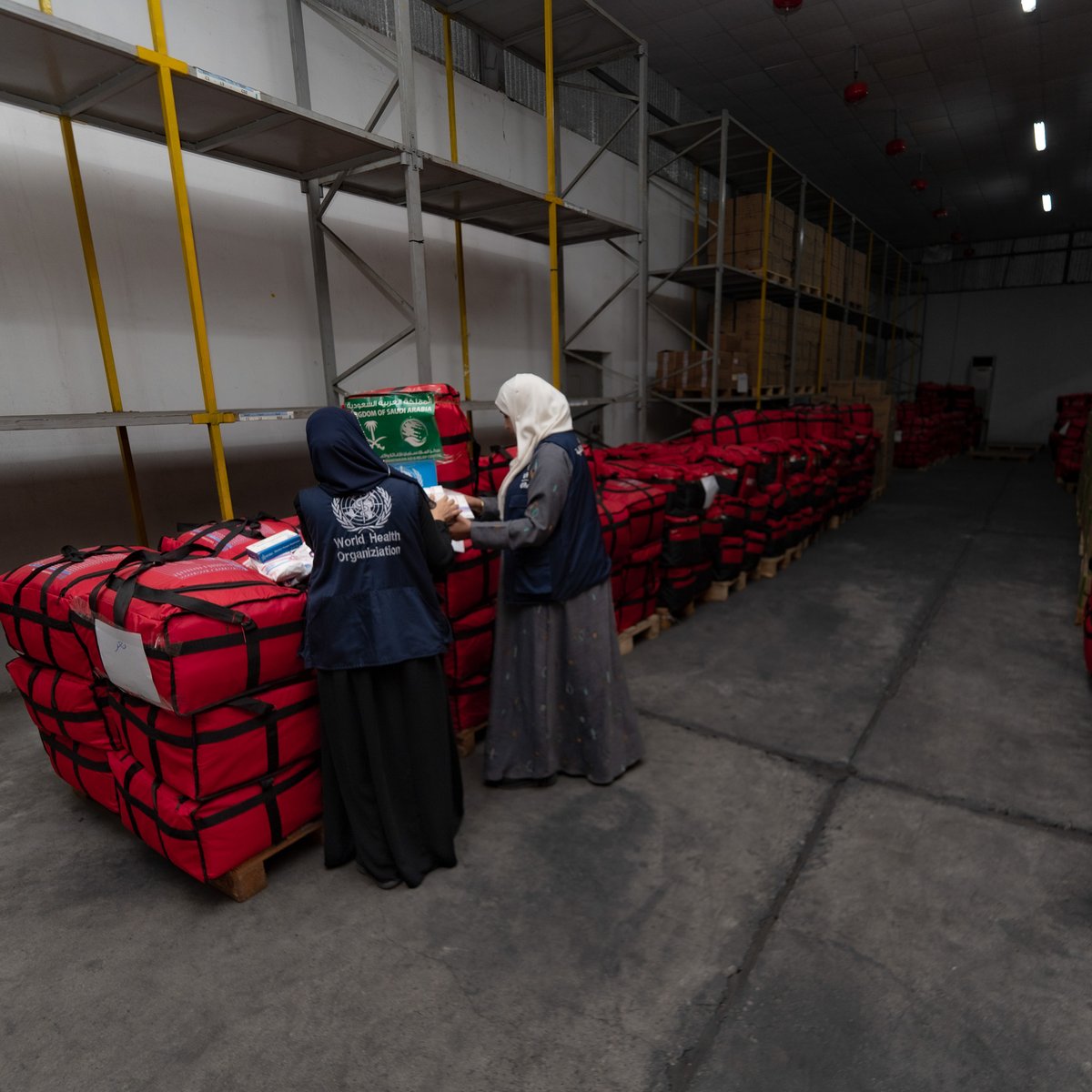 WHOYemen's tweet photo. With @WHO, in coordination with MOPH and support from @KSrelief_EN, Rapid Response Teams are strengthened across #Yemen with 333 RRT kits.
154 teams are now better equipped to detect and respond to outbreaks, protecting communities.

#HealthForAll https://t.co/acf0WVe6s6