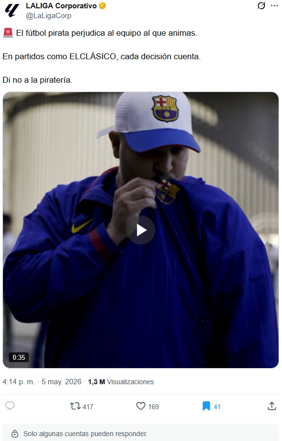 La Liga hace un anuncio, con los comentarios bloqueados, la semana que pierde una votación en el Congreso de los Diputados por sus abusos con las IPs... si es que lo hace todo mal. ¿Quién va a estar de su parte cuando los afectados por ello están preparando ya la denuncia?
