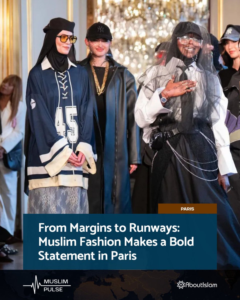 Designers from across the world brought modest fashion to the heart of  Paris during Modest Fashion Week, showcasing flowing dresses, bold  streetwear, and creative headscarf styles. 1/2