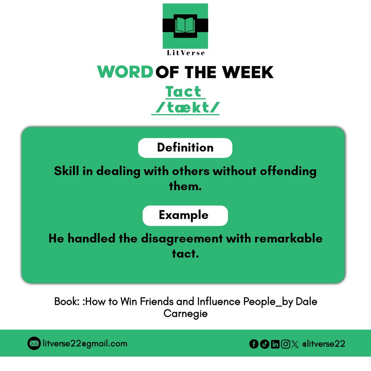 litverse22's tweet photo. Want to master communication?

It’s not just what you say it’s how you say it.
 Build your vocabulary.
 Build your influence.
 Build your relationships.” https://t.co/1NGd6v03ct