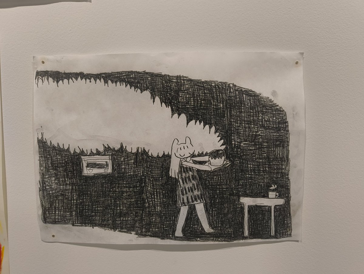 ryou621402's tweet photo. WHAT CAFEで開催されているArt and Print Marketへ滑り込みで
げこるさんの今回の作品、どれもステキです https://t.co/9Emoox8lYT