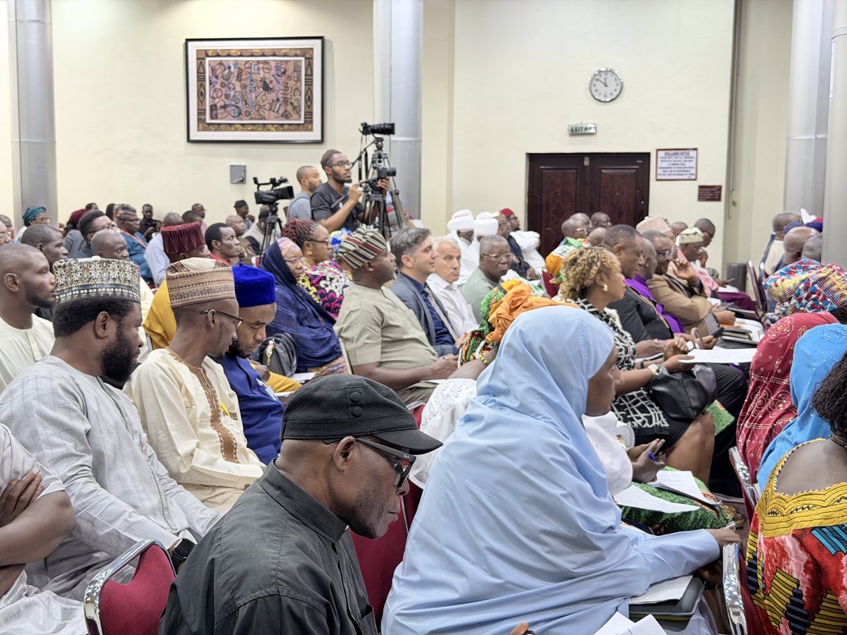 nsciaNG's tweet photo. The Opening Session is co-chaired by His Eminence, the President General of the Nigerian Supreme Council for Islamic Affairs (NSCIA) and Sultan of Sokoto alongside the President of the Christian Association of Nigeria (CAN). https://t.co/vF7vDtqIIA