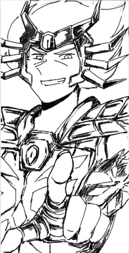 Enunchamo's tweet photo. 蟹座のデスマスク初描き！聖衣難しすぎる……
なんか子供っぽい？
#黄金聖闘士　#蟹座のデスマスク https://t.co/fxlAPylw3x