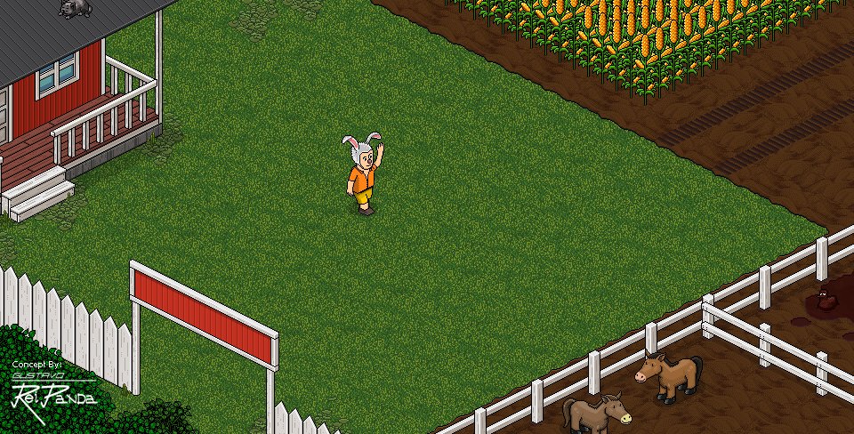 GustavoReiPanda's tweet photo. Conceitos finais de Horizons com tema da coleção "Country" dedicados ao @HabboOrigins.

- 🐴Estábulo Vermelho
- 🌽Fazenda Clássica

#HabboHotelOrigins #Habbo #Art #PixelArt https://t.co/8tGEvZd6B6