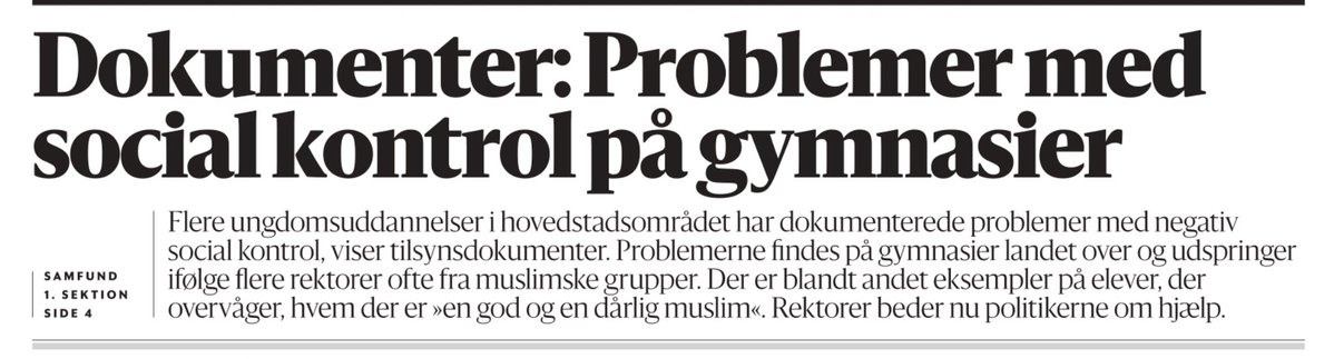 Jeg har venner, der har undervist på disse gymnasier, så jeg har hørt om det i årevis. Det er ikke nyt. 

Det bliver næppe bedre i fremtiden. Se på, hvordan det går i England. Er det ikke bare Danmark om ti år? Er det ikke bare præmissen med de beslutninger, politikerne har