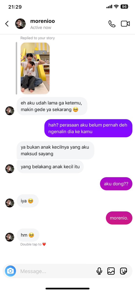 jaedo few tweets au [ moo &amp; kishie ]

———
punya pacar yang selalu reply ig story