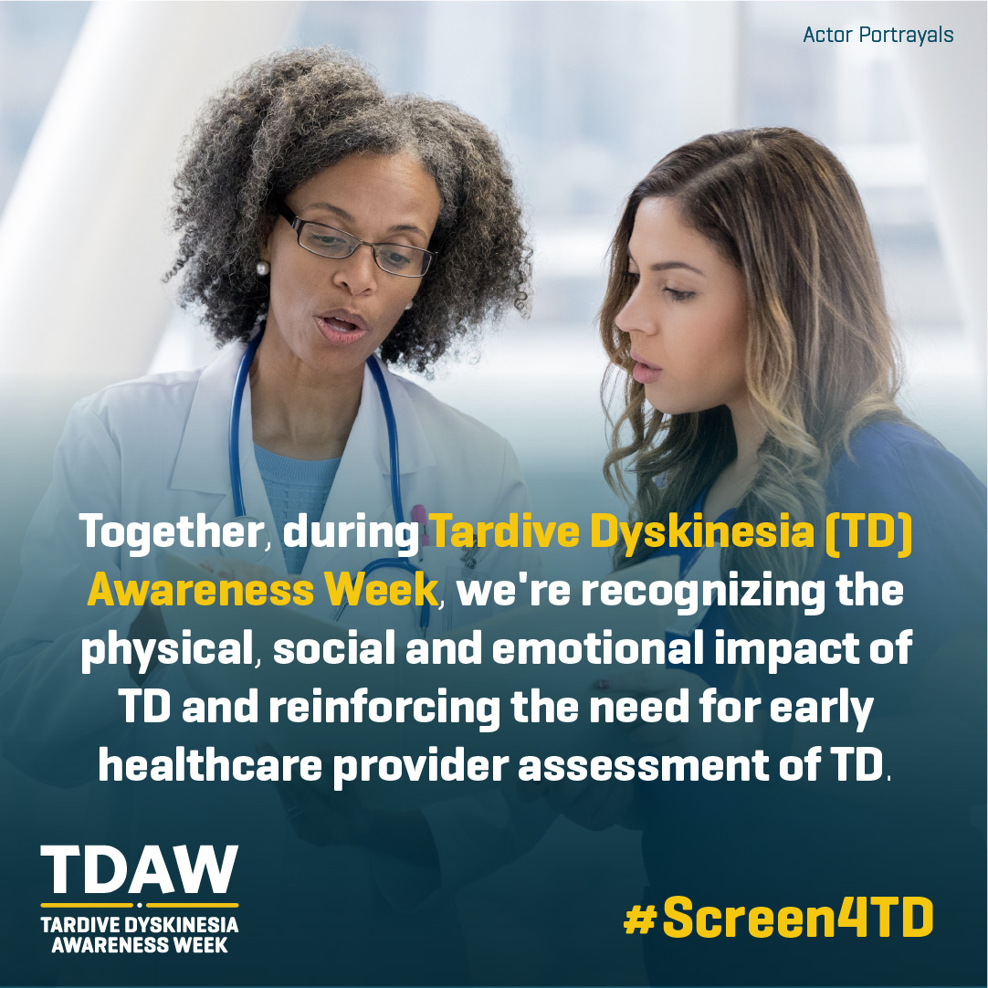 ISPNConnect's tweet photo. #TDAwarenessWeek, recognized May 3-9, provides an opportunity to show our support of those
living with tardive dyskinesia (TD), a drug-induced movement disorder. To learn more, visit
https://t.co/4H0iiWTNfY. https://t.co/F69jYsBUDD