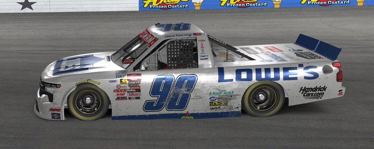 BackRowMoto's tweet photo. BRM has a seesaw night in the @nsrl2020 Truck Series event.  Both Rich and Steve had good nights go bad, while John had a bad night go good.
@JWilcko 5th
@ChapelHillSim 19th
@RichJette 20th https://t.co/7RA0qZfttv