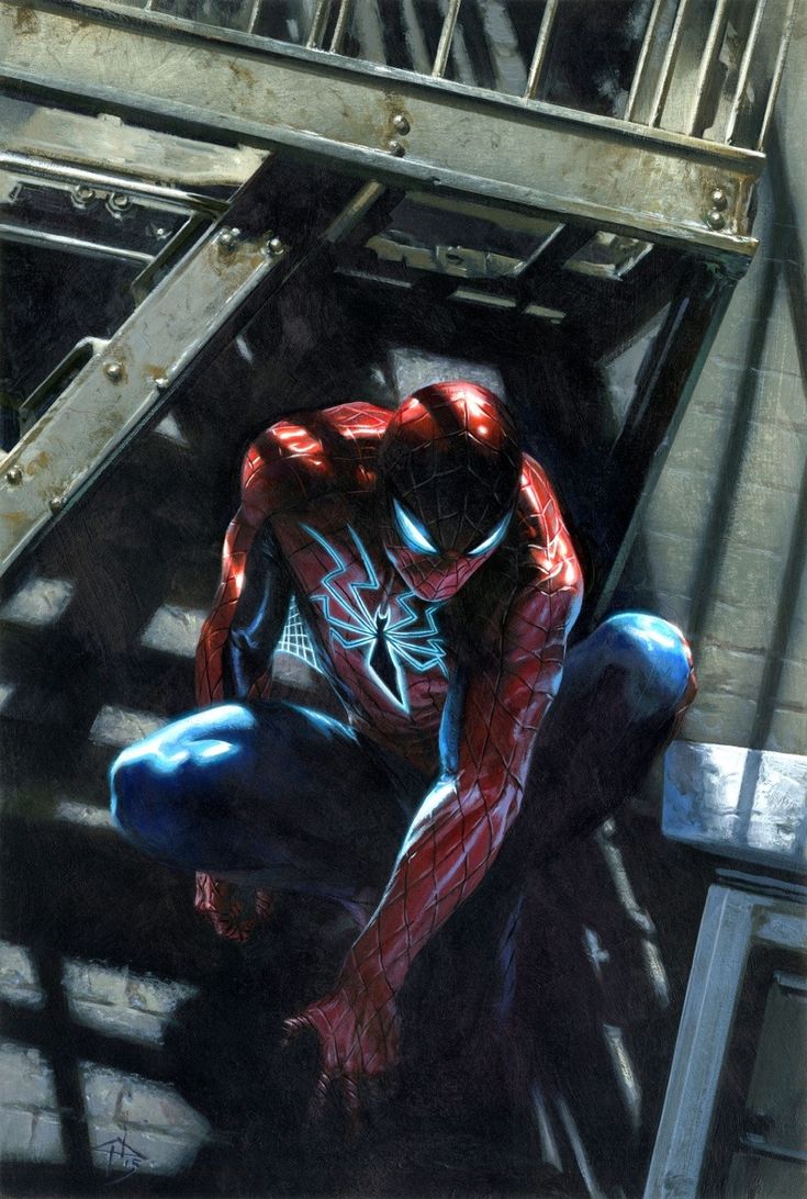 KEVINTOMIRANDA's tweet photo. Spider-Man by Gabriele Dell'Otto https://t.co/dOKepUFSRD