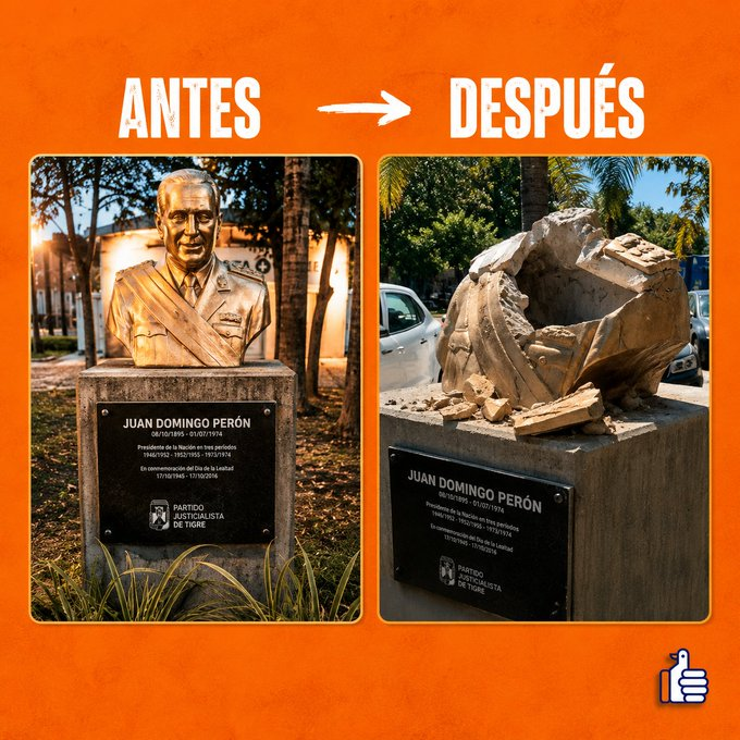Lastima que el Almirante Rojas no actuo de la misma manera con el original.
Cuantos vividores del estado no habriamos ahorrado.
Llamame gorila que me gusta.
El Administrador.