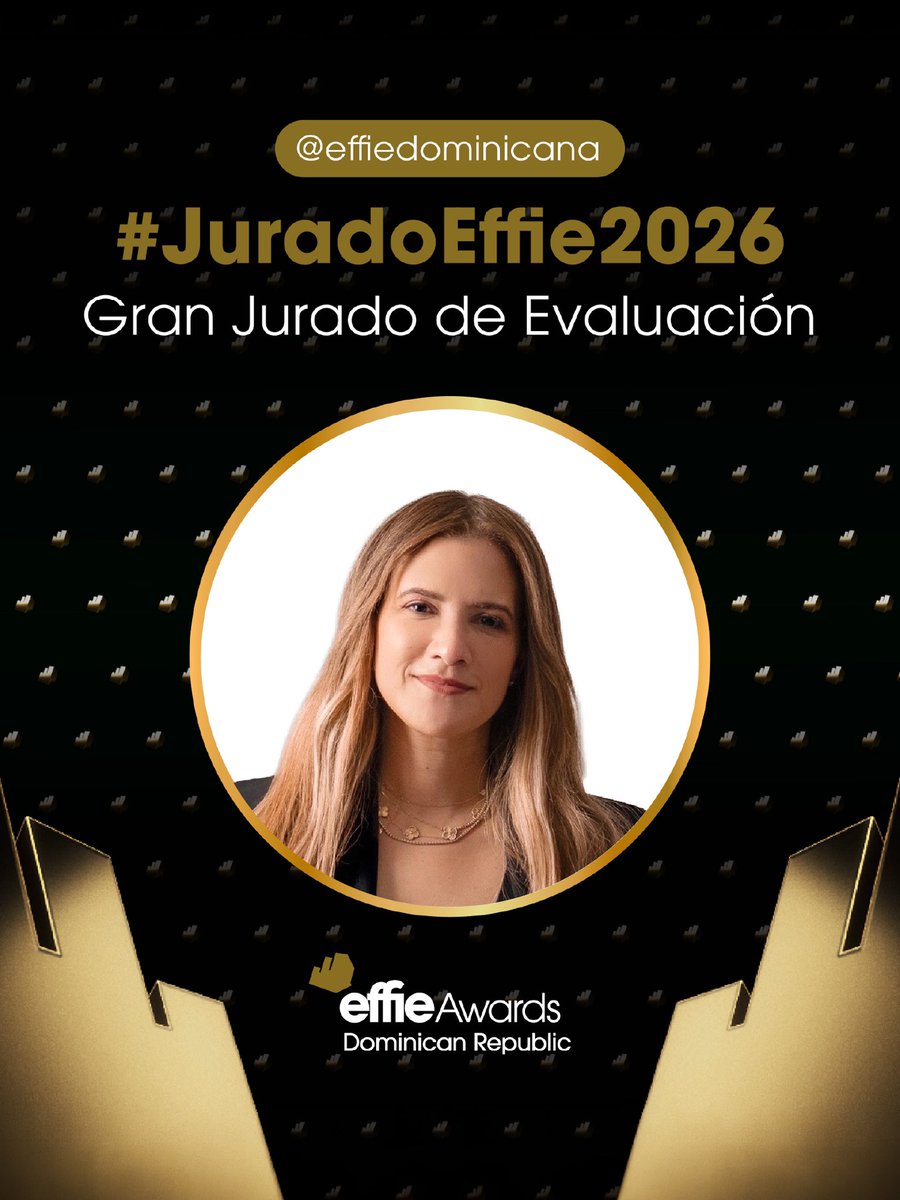 RoomGC's tweet photo. Nos llena de orgullo que nuestra CEO @nathaliehazim, forme parte del jurado de los @effiedominicana 2026 en la primera ronda de evaluación, aportando su criterio y visión a uno de los premios más importantes de la publicidad.🌟

#RoomGC #EffieAwards #JuradoEffie2026 https://t.co/6w15ImGCVl
