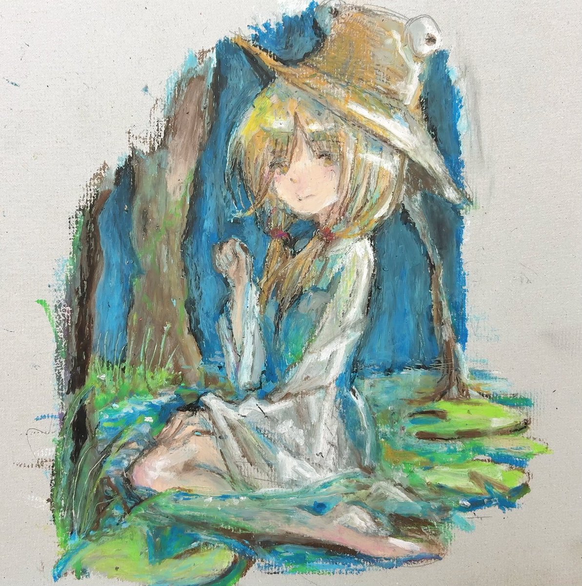 codaino_sinpi's tweet photo. 湿地の蛙
#洩矢諏訪子
#東方Projectㅤㅤㅤㅤ https://t.co/L5BTkp8tND