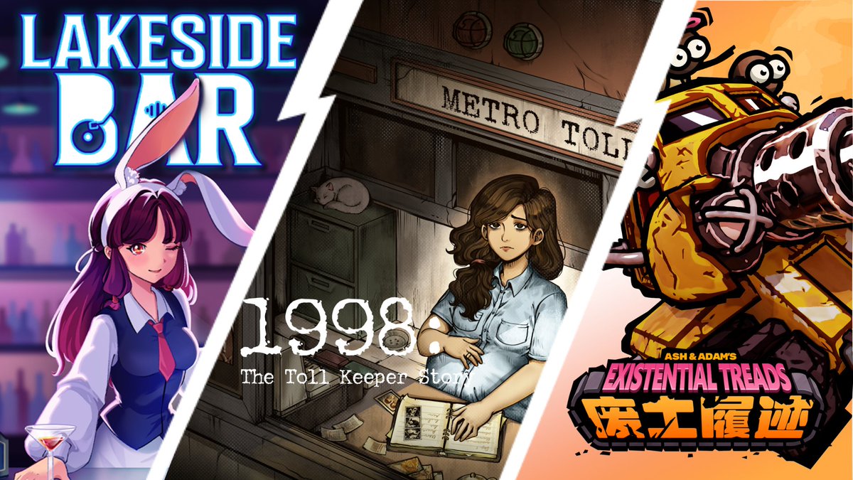 Bitcover_Studio's tweet photo. 🎉 New Bundle Live!

Get Lakeside Bar + Ash &amp; Adam’s Existential Treads + 1998: The Toll Keeper Story
✨ All in one bundle with 10% OFF: https://t.co/ffyNQXLpT5

📌 Follow our dev page for updates new projects:
https://t.co/s8SwkYmbr1 https://t.co/8OnUN3mju0