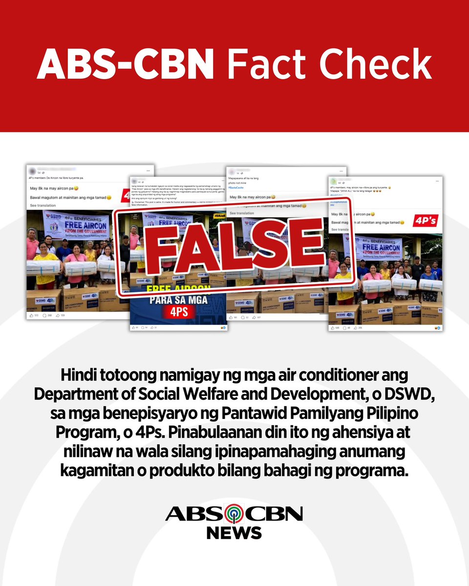 ABS-CBN Fact Check tweet media