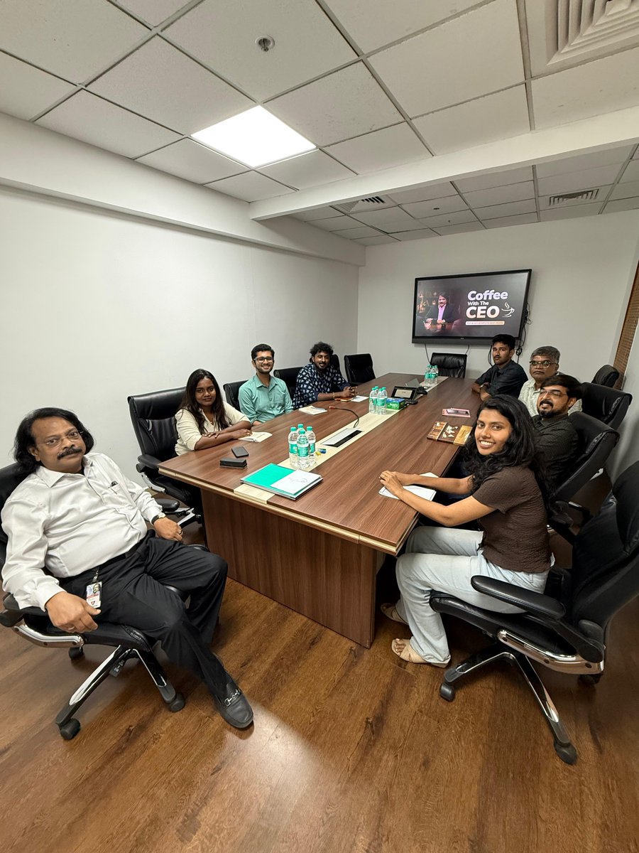 k7computing's tweet photo. Kesavardhanan J, Founder &amp; CEO of K7, held informal sessions with K7ites, answering questions, sharing ideas, and hearing every voice. Open conversations like these strengthen collaboration and culture.

#CoffeewithCEO #K7ites https://t.co/33K5fhHkb1