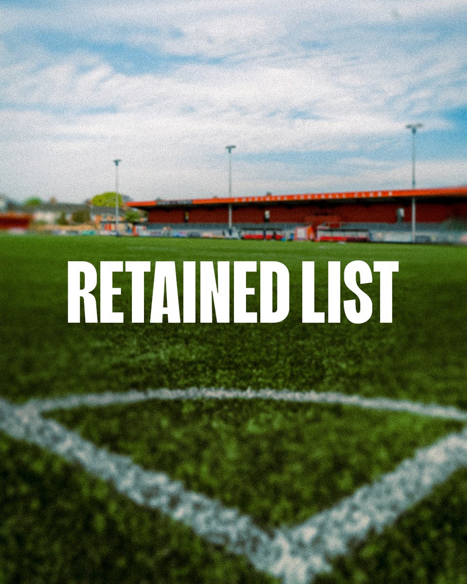 WorthingFC's tweet photo. Following the conclusion of the 2025/26 season, the club can confirm its retained list: