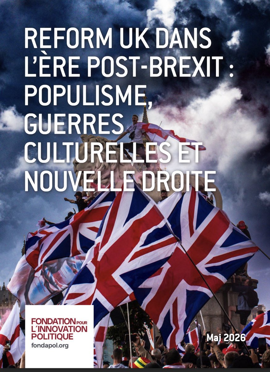 Fondapol's tweet photo. Nouveau! Reform UK dans l'ère post-Brexit par Jules Lemaire @Fondapol: depuis 2010, la société britannique est en crise. Forte progression de la pauvreté, conflits identitaires, rejet des partis modérés… https://t.co/PRiLHE8K5L